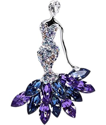 YouBella Multi color Alloy Brooches & Saree Pins