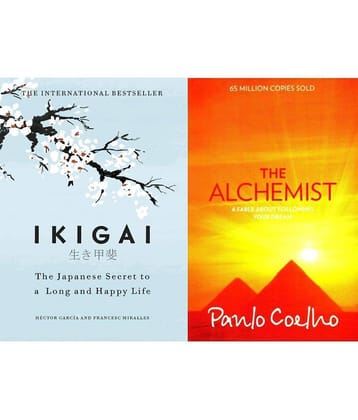 Ikigai (Hardcover) + Alchemist (Paparback)