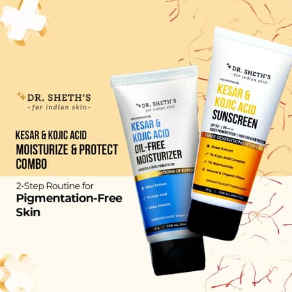 Kesar & Kojic Acid Moisturize & Protect Combo