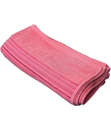 Finesse Decor Cotton Self Design 500 ( Pack of 1 ) - Pink