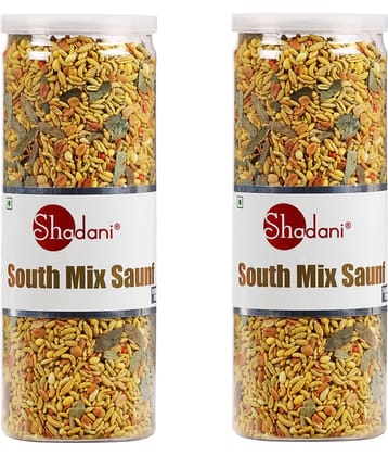 Shadani South Mix Saunf Can 200g (Pack of 2)