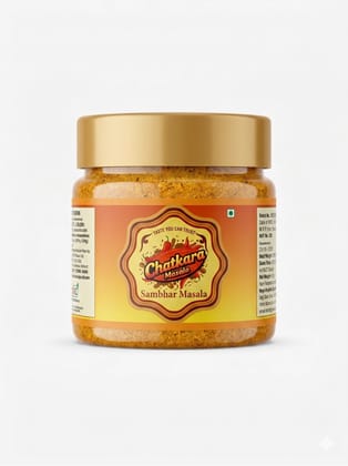 Chatkara Masala Sambhar Masala | South Indian Spice Powder | For Dal and Vegetable Dishes | Traditional Flavor Blend Chatkara Masala Sambhar Masala | South Indian Spice Powder | For Dal and Vegetable Dishes | Traditional Flavor Blend