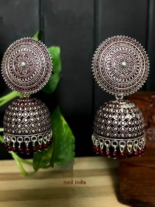Beaded Alloy Jhumka