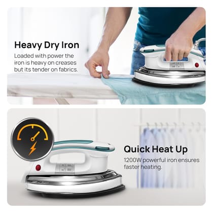 Wipro Elato GD203 1200 Watt Heavyweight Dry Iron, Quick Heat Up, Anti Bacterial German Weilburger Dual Coated Soleplate,5 Modes, Dry Iron Press,Wrinkle Free Clothes in One Shot, 2 Year Warranty,Blue Wipro Elato GD203 1200 Watt Heavyweight Dry Iron, Quick Wipro Elato GD203 1200 Watt Heavyweight Dry Iron, Quick Heat Up, Anti Bacterial German Weilburger Dual Coated Soleplate,5 Modes, Dry Iron Press,Wrinkle Free Clothes in One Shot, 2 Year Warranty,Blue Wipro Elato GD203 1200 Watt Heavyweight Dry Iron, Quick