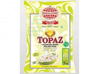 Topaz Lachkari Kolam RNR / HMT Raw Rice 1.5 Years aged - 10 Kilogram