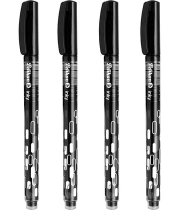 PELIKAN INKY FELT TIP PEN (BLACK) PACK OF 3