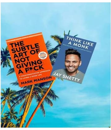 Think Like A Monk + The Subtle Art Of Not Giving A F… (Paperback, Jay Shetty, Mark Manson)