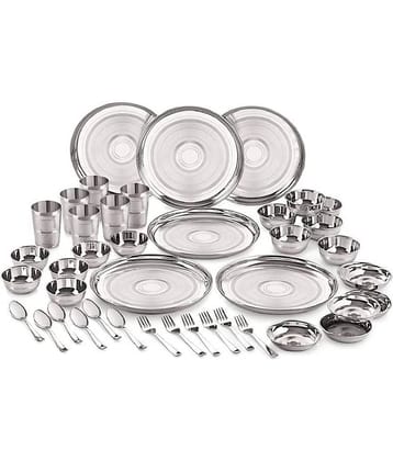 Neelam Stainless Steel Dinner Set of 42 Pieces