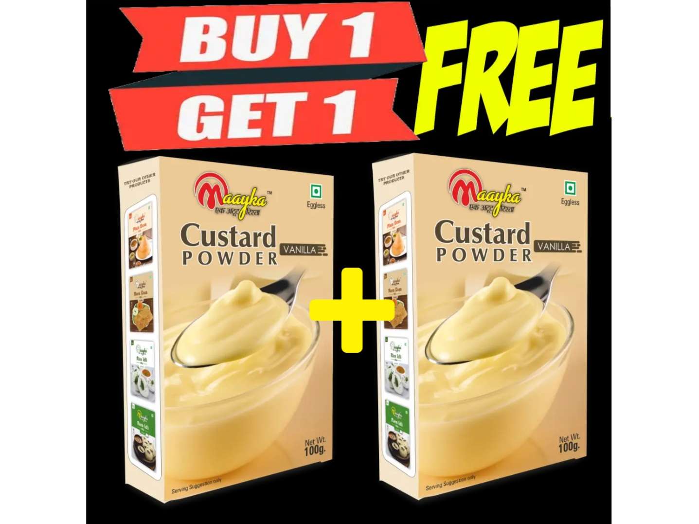 Maayka Vanilla Custard | Pack Of 2