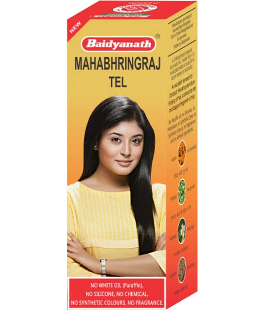 Baidyanath Mahabhringraj oil Hair Oil (50 ml*4) Oil 50 ml