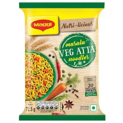 Maggi Masala Veg Atta Noodles 72.5 Gms