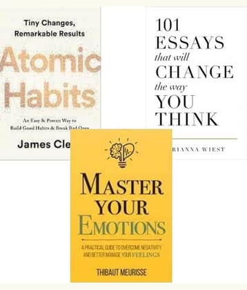 Atomic Habits +101 essays that will change the way you think + Master Your Emotions