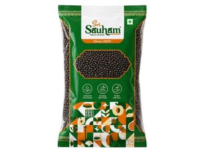 Sri Sauham Urad Sabut 1 Kg | Unpolished Black gram