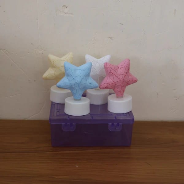 Star Shape Decorative LED Tealight Candles (4 Pcs)