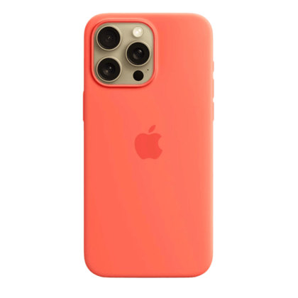 iPhone Liquid Silicone Logo Case (Tangerine Orange)-iPhone 16 Pro
