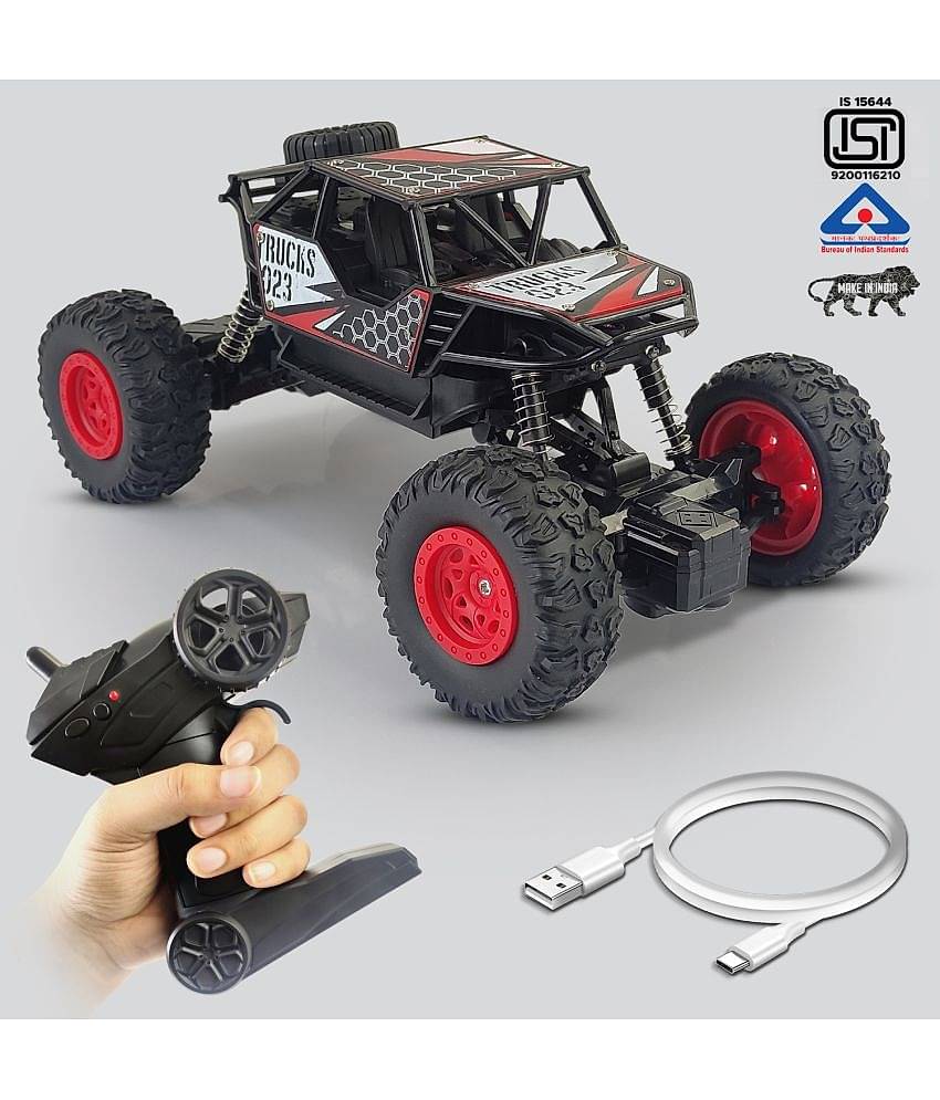 NHR - Red Plastic Car ( Pack of 1 )