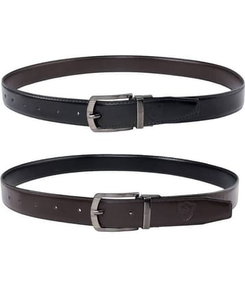 Keviv Black Leather Formal Belt