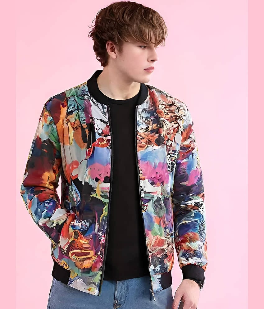 PLUS PARADISE Polyester Men's Casual Jacket - Multicolor ( Pack of 1 )