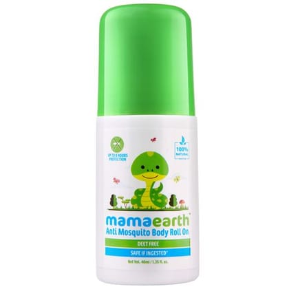 Mamaearth Natural Mosquito Body Roll On, 40 Ml