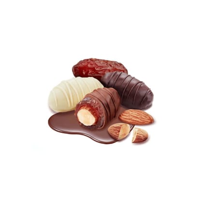 Ajfan Dates With Chocolate | Premium Saudi Arabian Dates, 500 gm