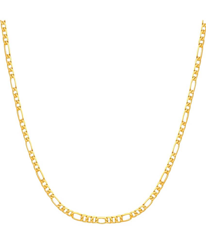 FASHION FRILL Gold Plated Chain ( Set of 1 )
