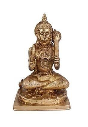 Arihant Craft� Hindu God Hanuman Idol Hand Work Showpiece � 29 cm (Brass, Gold) Arihant Craft� Hindu God Hanuman Idol Hand Work Showpiece � 29 cm (Brass, Gold)