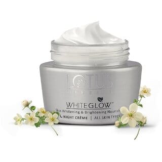 Lotus Herbals Whiteglow Skin Whitening Brightening Nourishing Night Cream, 40G