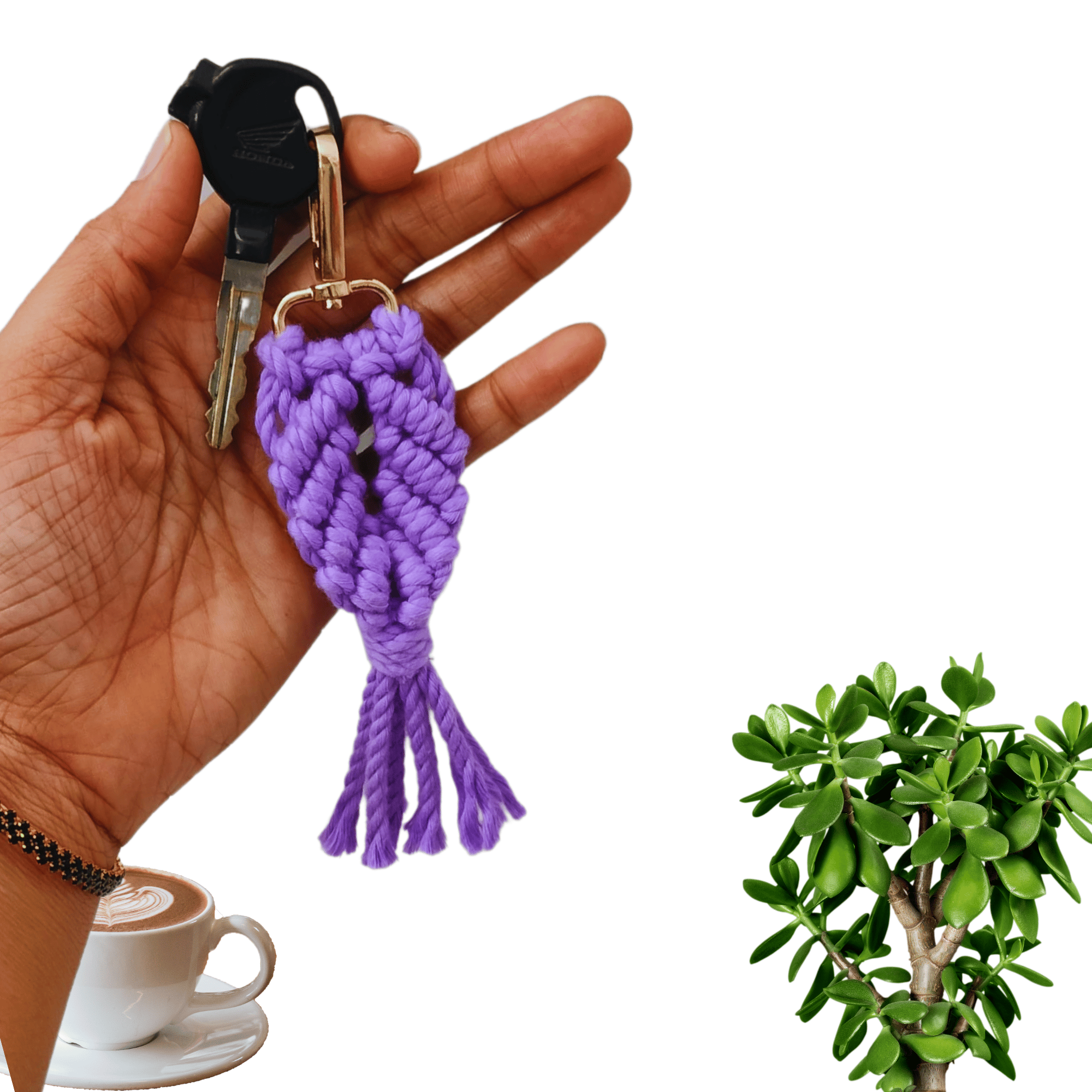 Tailored Knots Shell Keychain SKC04