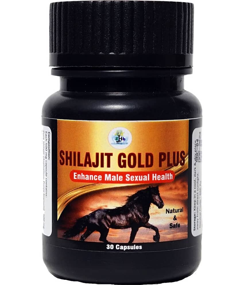 Shilajit Gold Plus Capsules|100% Ayurvedic | Pure & Natural Shilajeet| Boost Immunity,Night Stamina