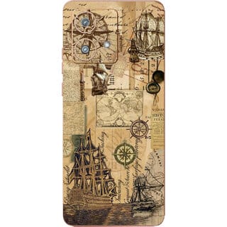 Yug Emporium Motorola Edge 40 Neo Vinatge Ship 9D Premium Theme Full Back & Side Coverage (Back Cover Multicolor)