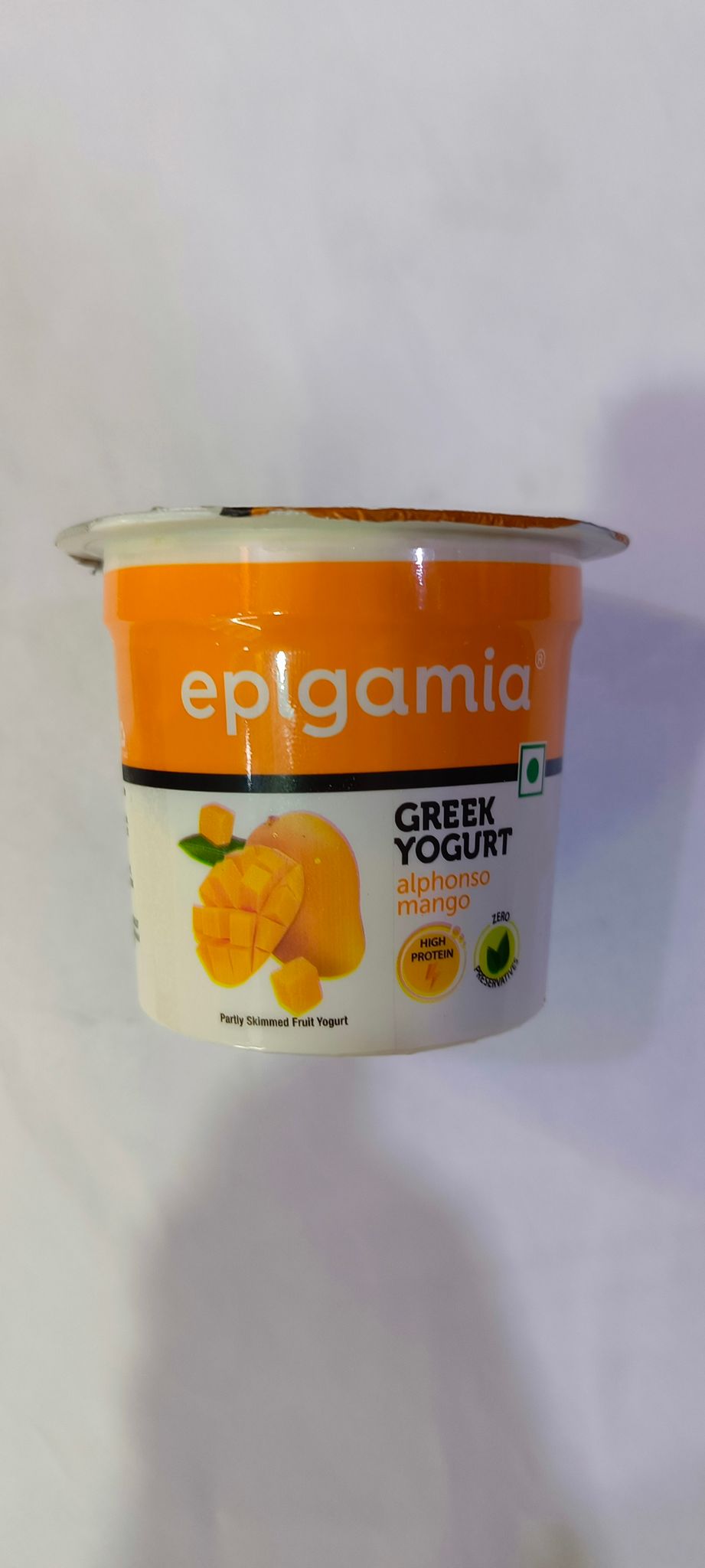 Epigamia Greek yogurt alphonso mango