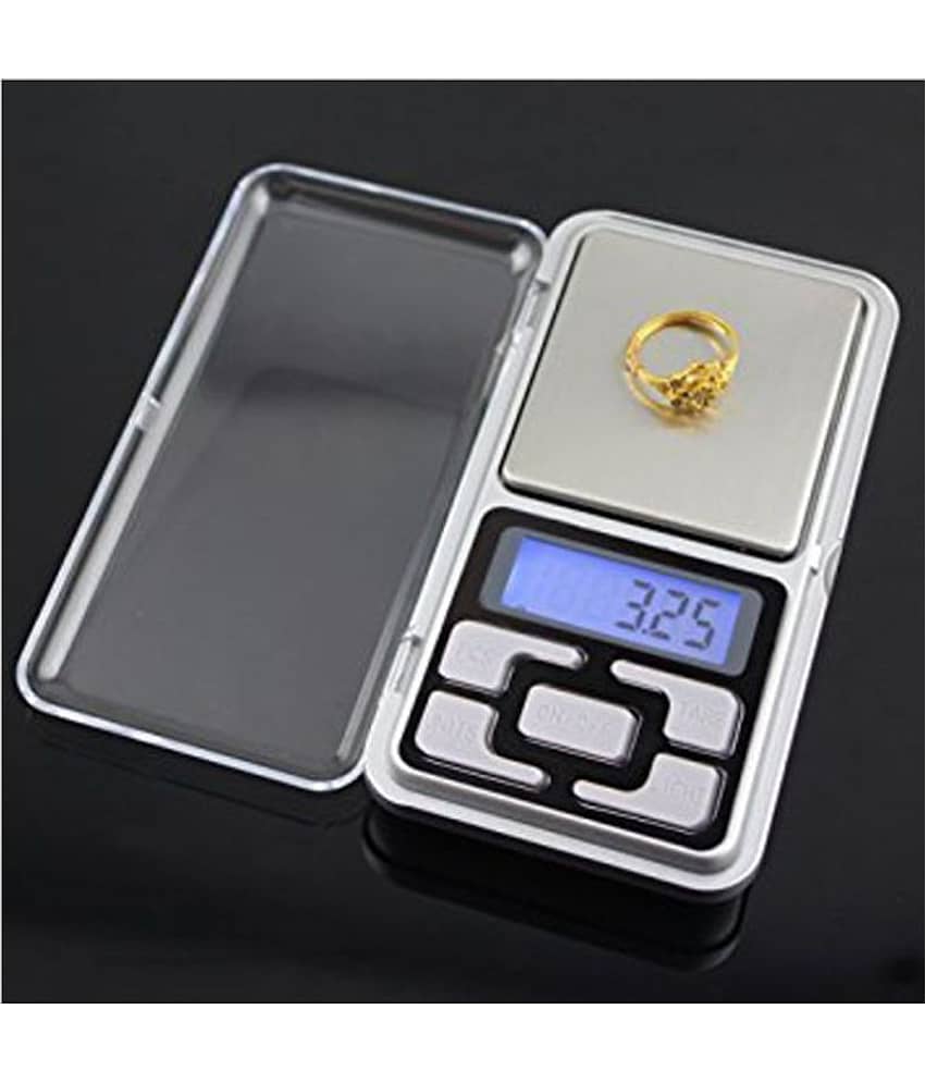 Electronic Digital LCD Display Pocket Weighing Scale Up to 200 g for Kitchen Digital Jewellery Weighing Scales Weighing Capacity - 0.5 Kg