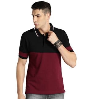 LEOTUDE Regular Fit Half Sleeve Polo Men's T-Shirt