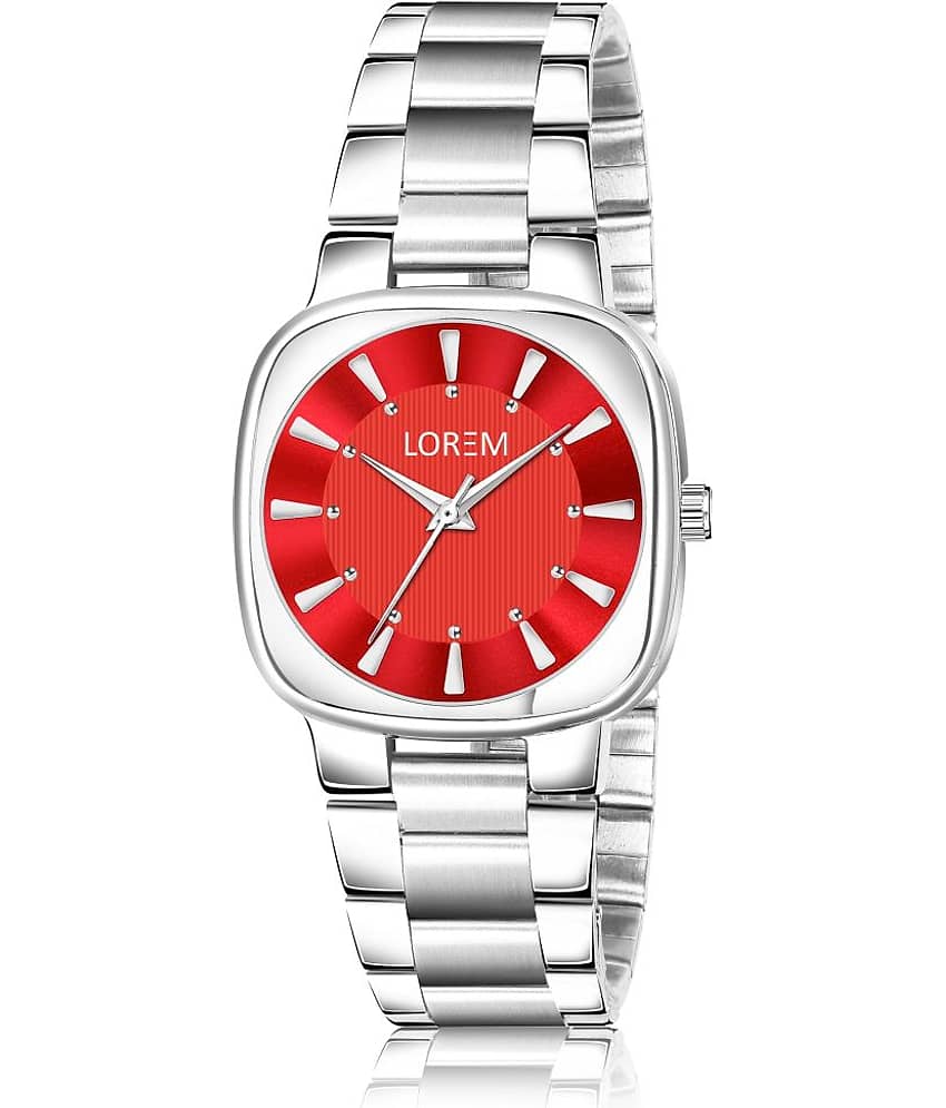 Lorem - Silver Metal Analog Womens Watch