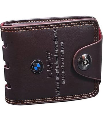 Bacchus PU Brown Casual Regular Wallet
