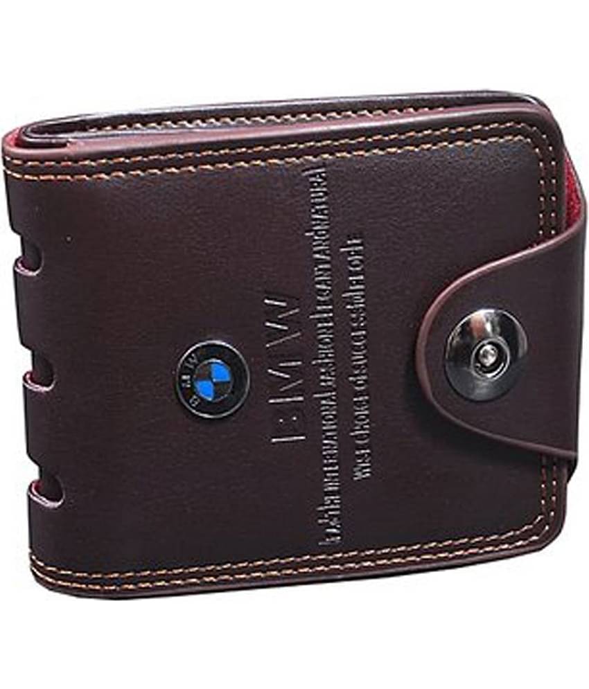 Bacchus PU Brown Casual Regular Wallet