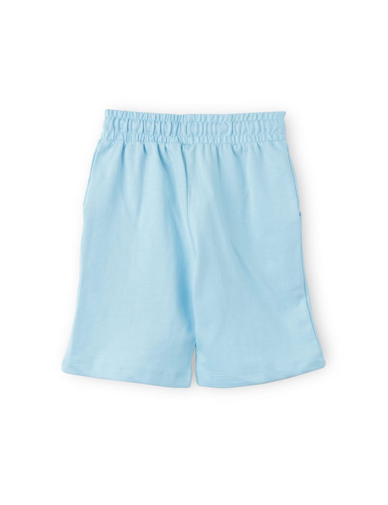 Premium Kids Girls Shorts Cotton French Terry Atomizer Blue Baby Shark 2025 at ShopCircuit | OND