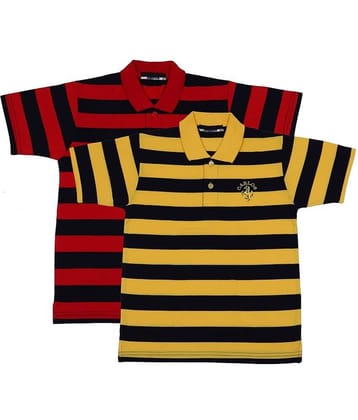 NEUVIN Pack of 2 Boys Cotton Blend T-Shirt ( Multi Color )