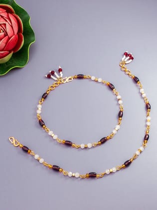 Morison Charming Beaded Anklet Fun & Playful Accessory