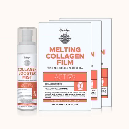1 Collagen Booster Mist + 3 Boxes Melting Collagen Film (12 Sachets)