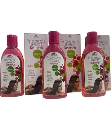 Ketofresh Anti Dandruff Shampoo For All Hair Type, 100ml ( Pack of 3)