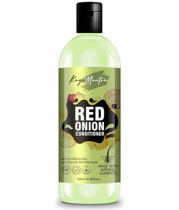 KayaMantra Onion Conditioner for Dandruff/ Hairfall/Curly Hair/Damaged Hair Deep Conditioner 100 mL