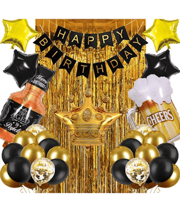 Jolly Party Birthday Prince Foil Balloons Set of 5 Pcs