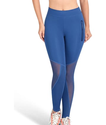 Dermawear Women Spandex Skinny Fit Jegging ( Blue )