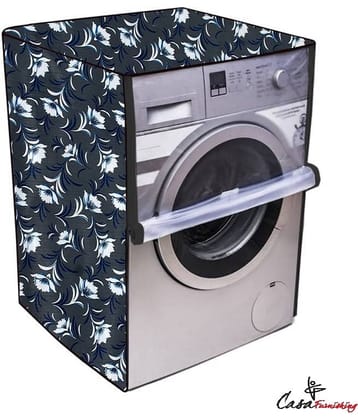 CASA FURNISHING Front Load Washing Machine Cover Compatiable For 9 kg - GREY