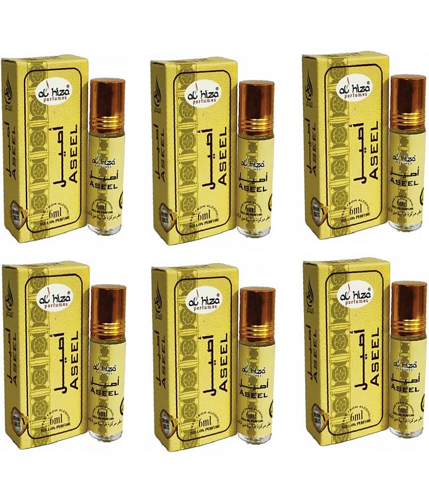 Al Hiza Amber Below 50ml Attar ( Pack of 6 )