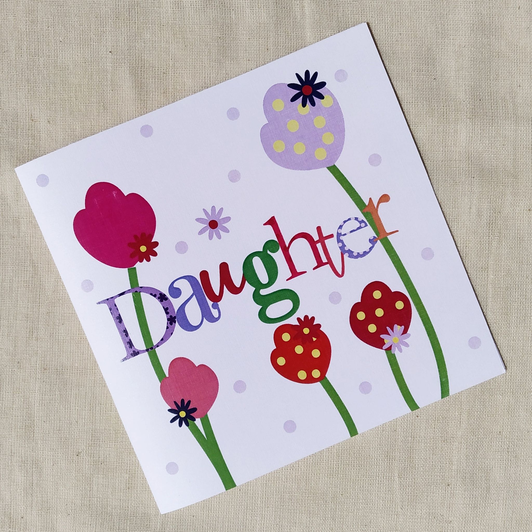 Birthday Greeting Card For Daughter