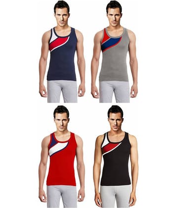 Rupa Frontline Multi Sleeveless Vests Pack of 4