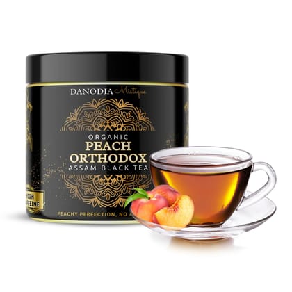 Danodia Foods Peach Orthodox Assam Black Tea, 100 gm