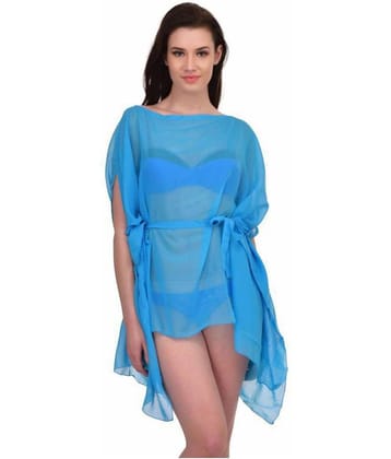 N-Gal Chiffon Blue Cover ups